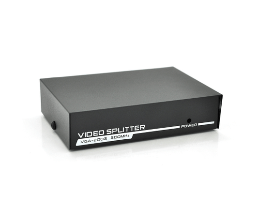 Разветвитель VGA на 2 порта; активный; KV-FJ2502S