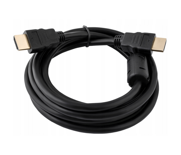 Кабель Merlion HDMI-HDMI HIGH SPEED 2.0m; v1.4; OD-7.5mm; круглый Black; коннектор Black; (пакет); Q150