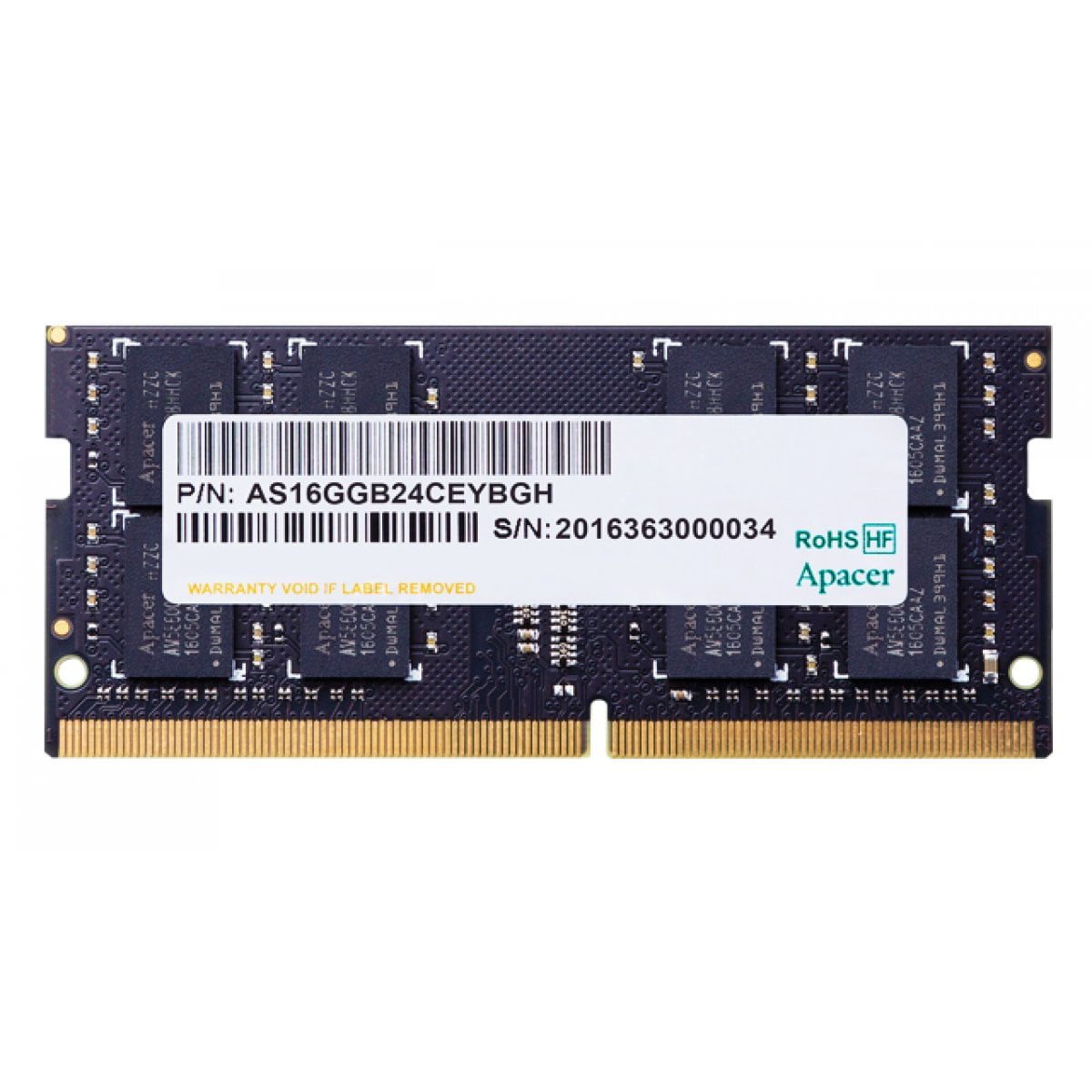 SoDIMM DDR4 8GB 2666 MHz Apacer (AS08GGB26CQYBGH)