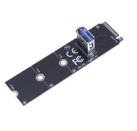 Райзер переходник M2 to USB 3.0 (M-2 to PCI-E 4x)