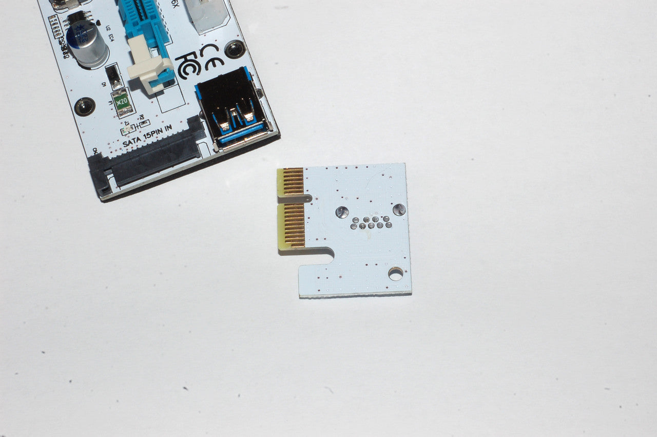 Райзер Sata 6 Pin Molex v008S USB 3.0 PCI-E 1X - 16X для відеокарт 60см