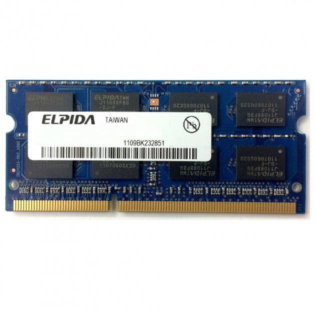 SODIMM 2Gb DDR3-1333 Elpida EBJ20UF8BCS0-DJ-F