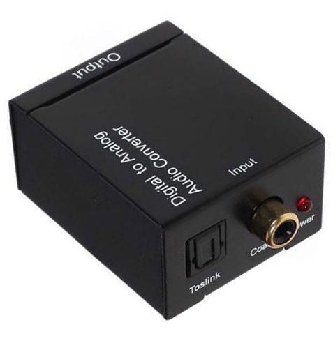Перехідник аудіо оптика/коаксіал to 2*RCA/ блок живлення 220В/ZC28001