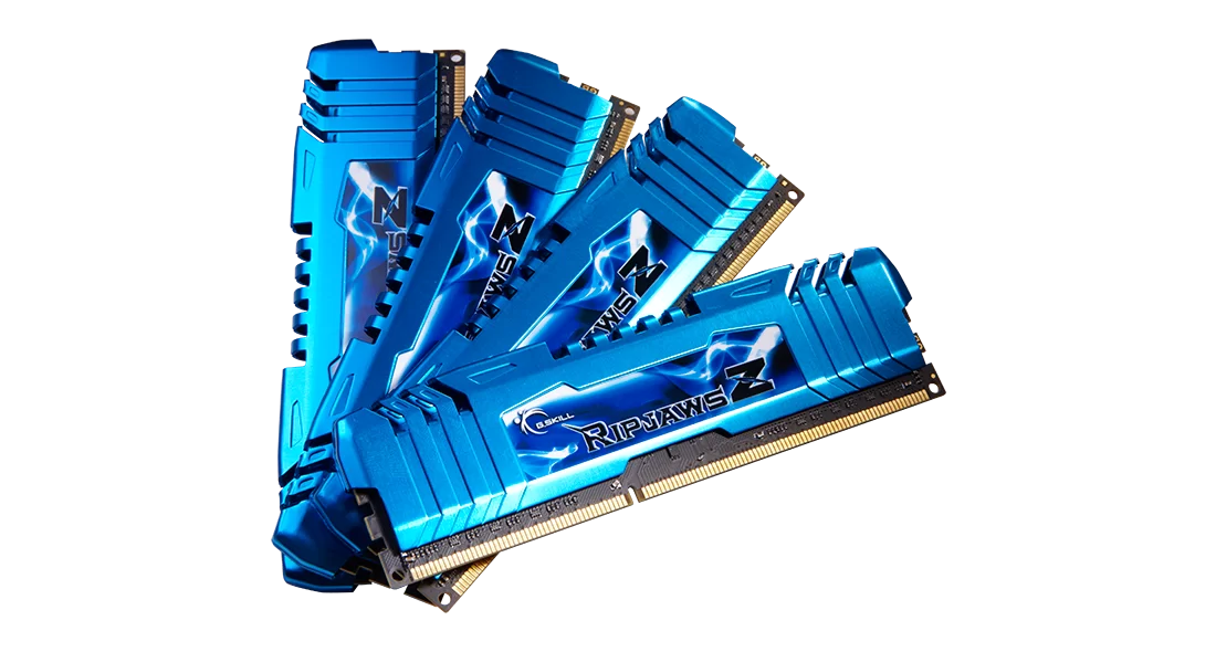 DIMM 32GB (4x8GB) DDR3 1866MHz CL10 G.Skill RipjawsZ F3-1866C10Q-32GZM