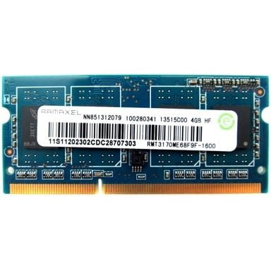 SODIMM 4Gb DDR3L 1600MHz Ramaxel RMT3170ME68F9F-1600