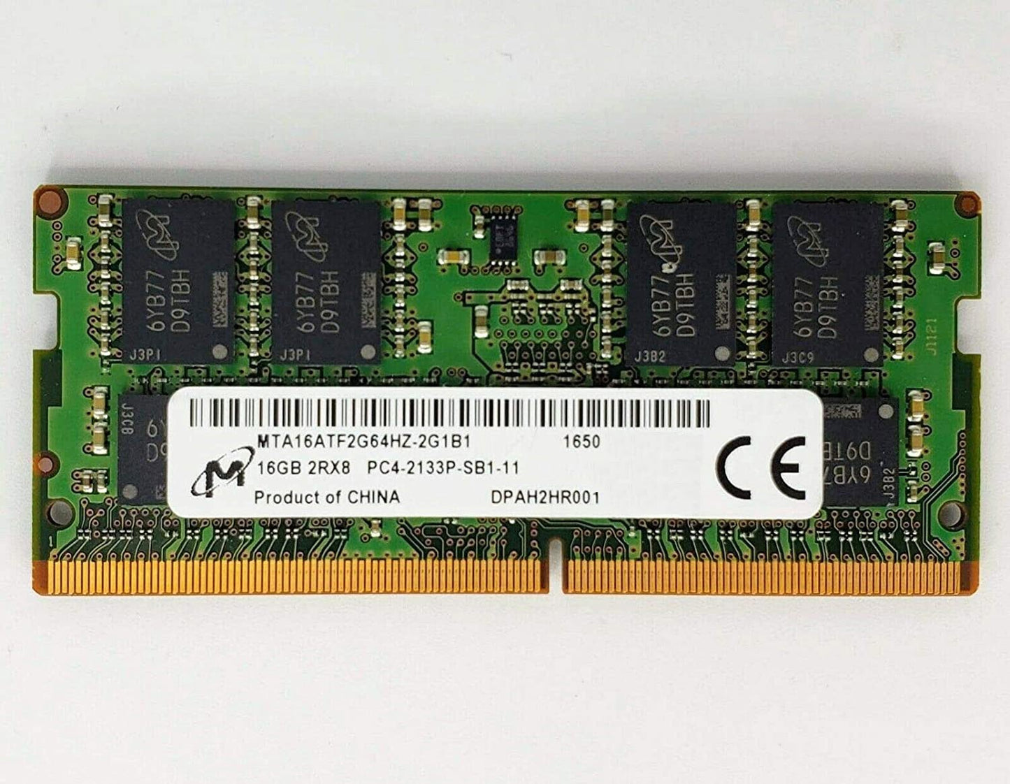 SODIMM 16Gb DDR4 2133MHz Micron MTA16ATF2G64HZ-2G1B1