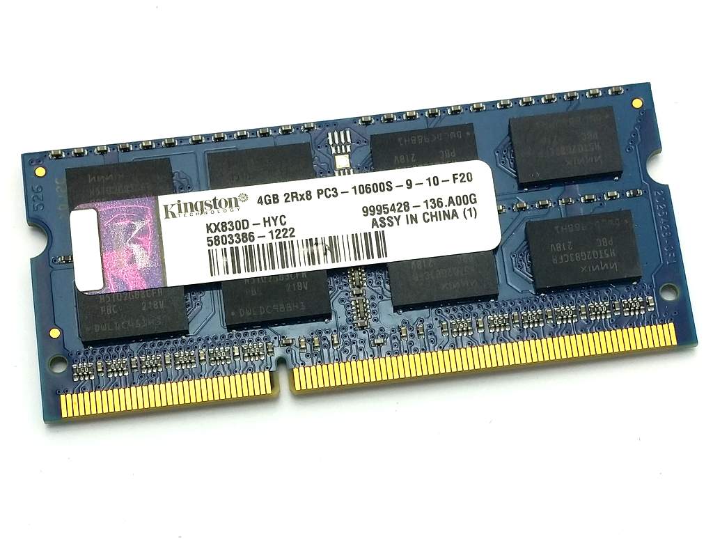 SODIMM 4Gb DDR3-1333 Kingston KX830D-HYC