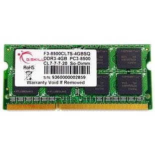 4GB SODIMM DDR3 1066MHz G.Skill F3-8500CL7S-4GBSQ
