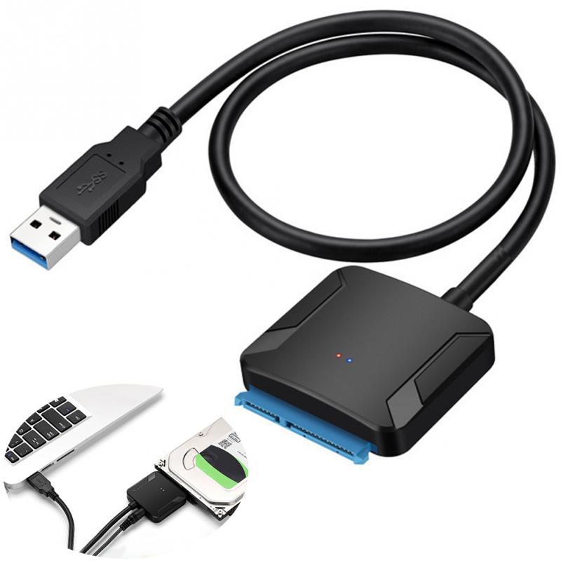 Переходник USB-SATA для жестких дисков 2.5" и 3.5" с блоком питания