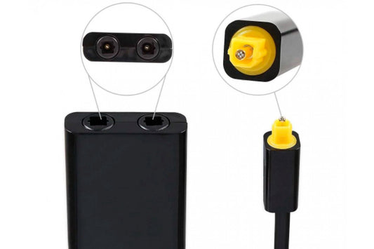 Toslink 1x2 порта спліттер, розгалужувач, комутатор