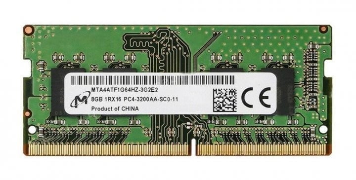SODIMM 8GB DDR4 3200MHz Micron MTA4ATF1G64HZ-3G2E1