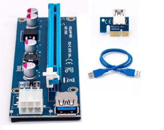 Райзер 6 pin v006C USB 3.0 PCI-E 1X - 16X Riser