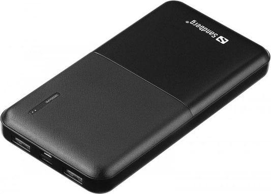 Батарея универсальная Sandberg 10000mAh, Saver, USB-C, Micro-USB, output: USB-A*2 Total 5V/2.4A (320-34)