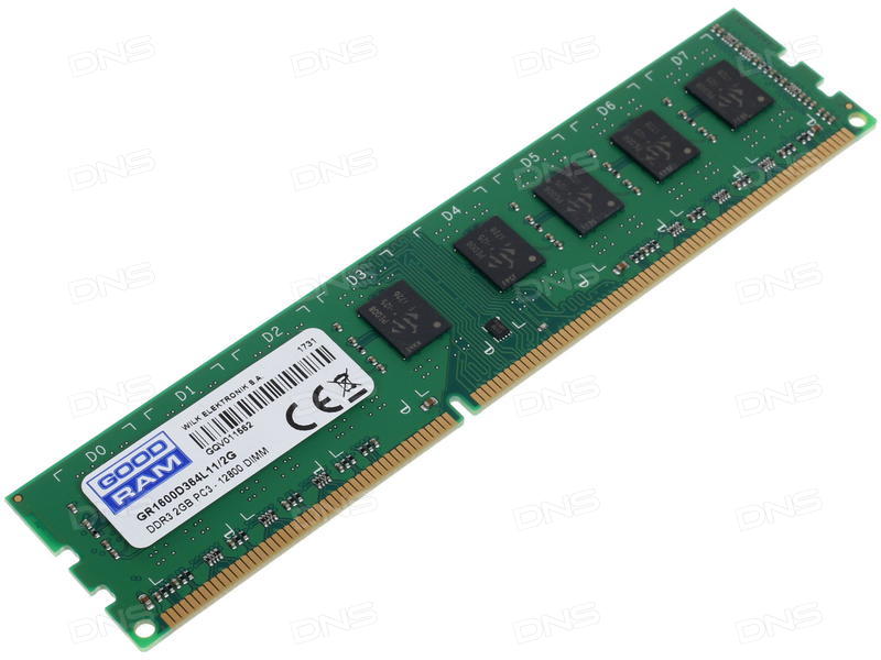 DDR3 2GB 1600 MHz GOODRAM (GR1600D364L11/2G)