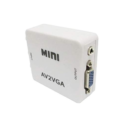 Переходник-конвертер AV RCA/S-Video to VGA AV2VGA Mini активный Tishric 2T76
