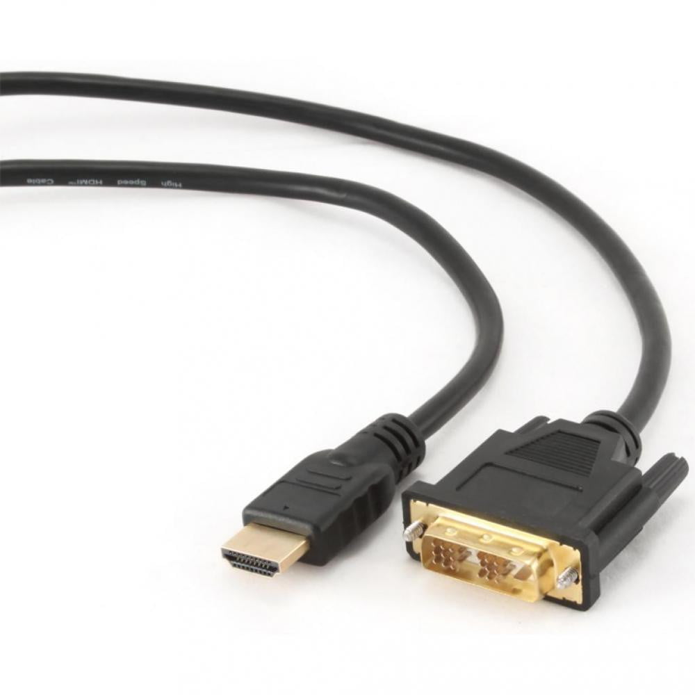 Кабель HDMI to DVI 18+1pin M/ 1.8m Cablexpert (CC-HDMI-DVI-6)