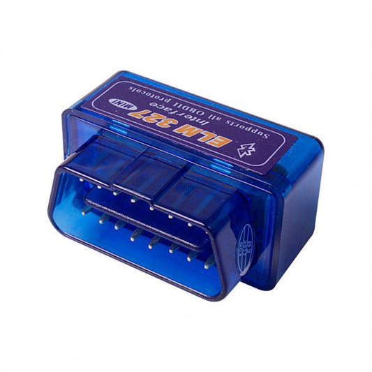 Автосканер ELM327 v1.5 OBD2 Bluetooth 1-платний, синій
