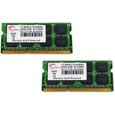 SODIMM 2x4Gb DDR3 1066MHz G.Skill F3-8500CL7D-8GBSQ