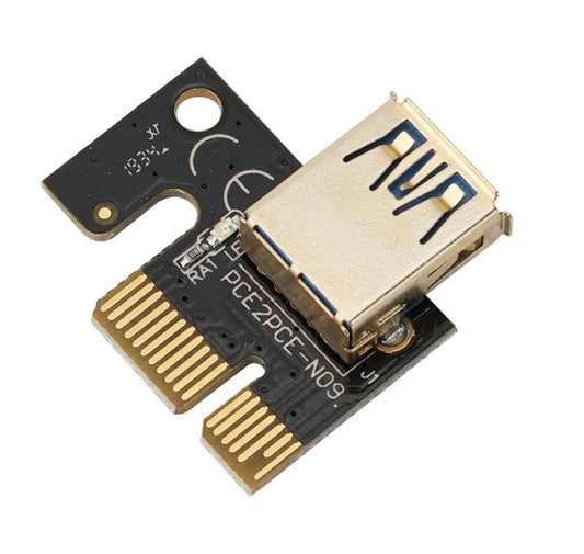 Райзер Sata 6 Pin v009S Plus USB 3.0 PCI-E 1X - 16X Riser для видеокарт 60см, 77046