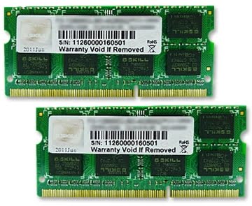 SODIMM 2x4Gb DDR3-1600 1Rx8 G.Skill F3-12800CL11D-8GBSQ