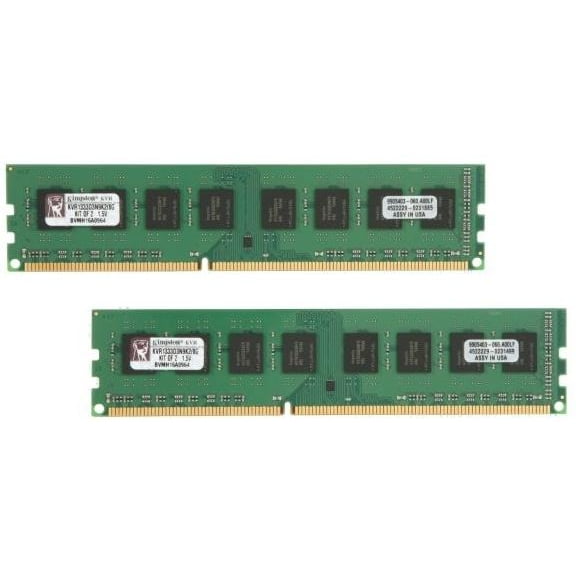DIMM 2x4Gb DDR3-1333 Kingston KVR1333D3N9K2/8G