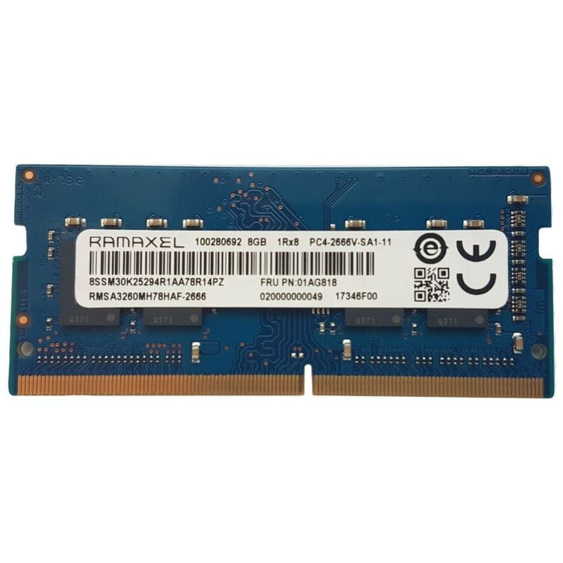 SODIMM 8Gb DDR4-2666 Ramaxel RMSA3260MD78HAF-2666