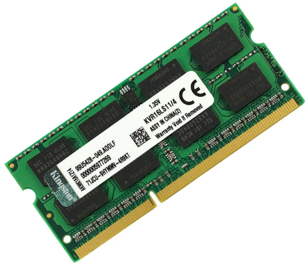SODIMM DDR3L 4Gb 1600 MHz Kingston (KVR16LS11/4)