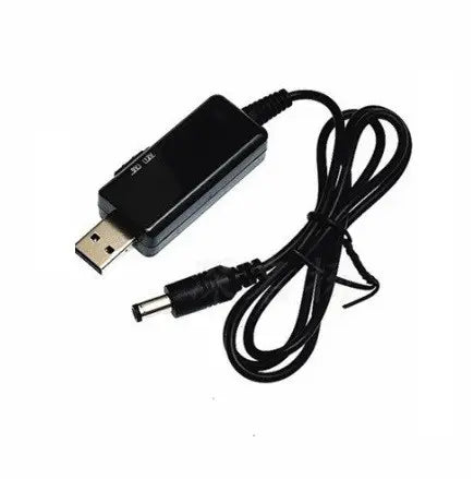 Кабель живлення KWS-910 USB DC 5.5x2.5 для роутера модему 9v та 12v від Powerbank повербанка 77543