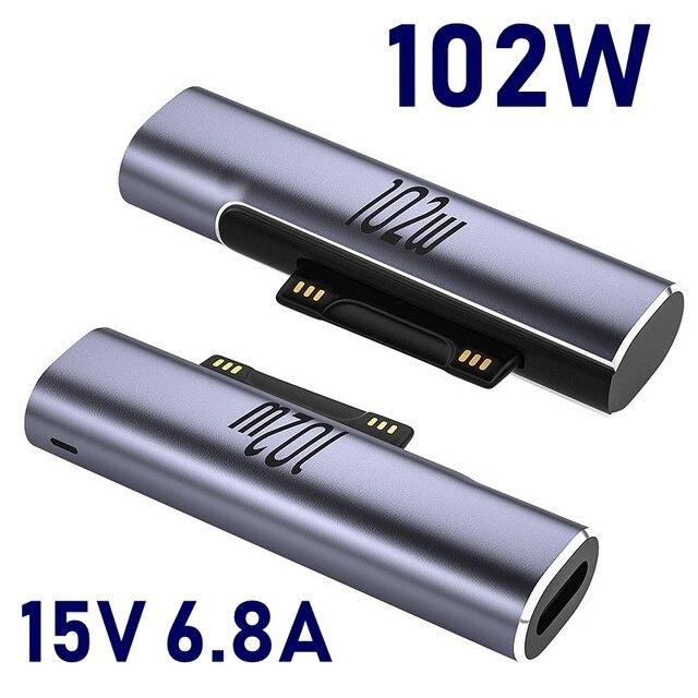 Type-c Surface переходник 15V PD 102W для Microsoft Surface