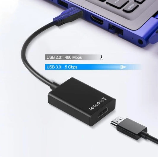 Адаптер USB 3.0 на HDMI для підключення додаткового монітора