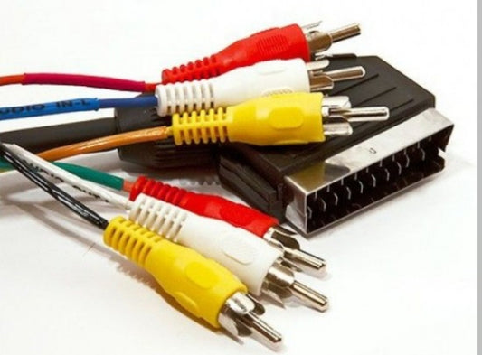 Переходник SCART 3 RCA S-VIDEO адаптер