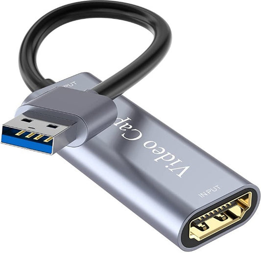 Внешняя видеокарта захвата HDMI - USB для записи экрана и стримов