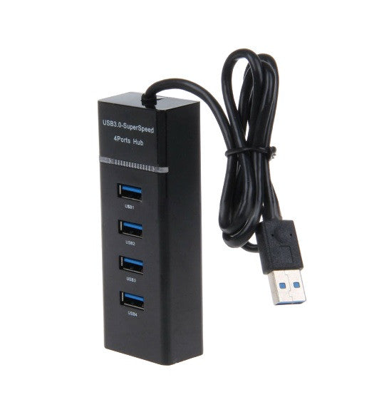 USB-хаб USB 3.0 на 4 порта с micro USB питанием