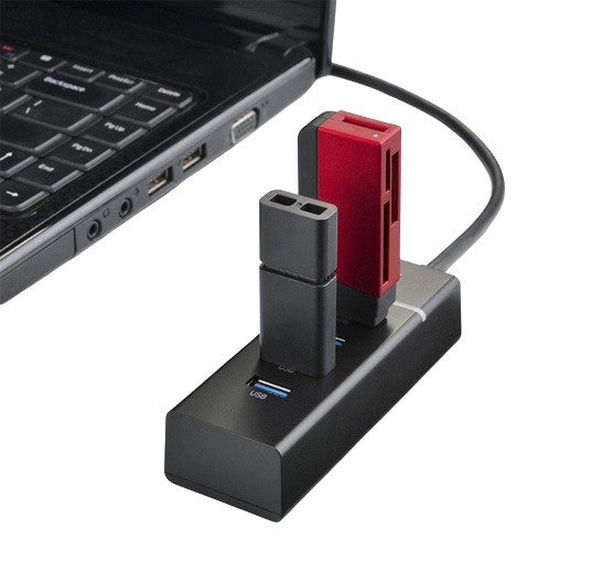 USB-хаб USB 3.0 на 4 порта с micro USB питанием