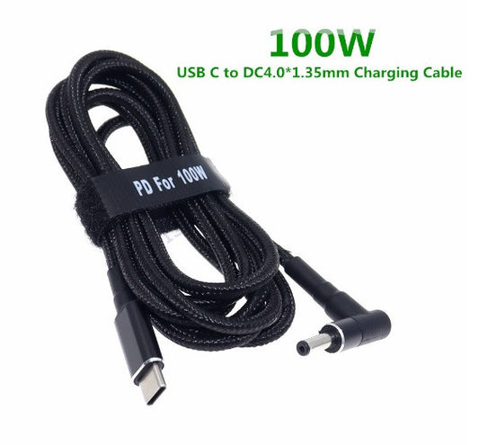 USB Type-C 100W кабель живлення DC 4.0×1.35 для зарядки ноутбука Asus