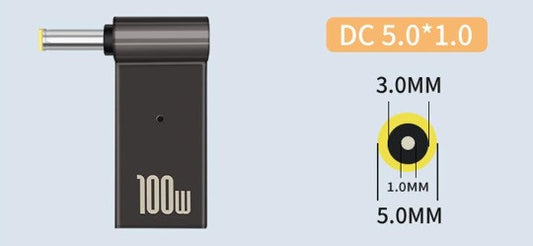 USB Type-C 100W адаптер живлення для зарядки ноутбука