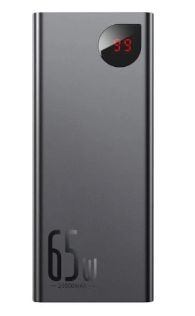 Портативный аккумулятор Baseus Adaman Metal 20000mAh PD/65W QC/3.0 USB Type-C