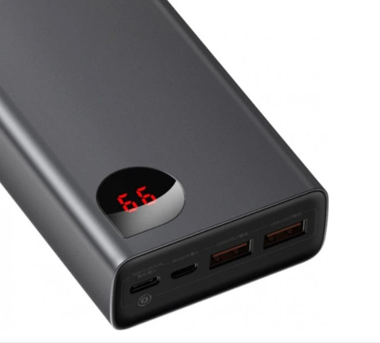 Портативный аккумулятор Baseus Adaman Metal 20000mAh PD/65W QC/3.0 USB Type-C