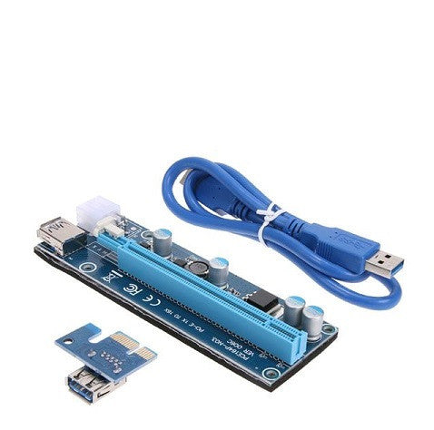 Райзер 6 pin v006C USB 3.0 PCI-E 1X-16X Riser для видеокарт 60см 77092