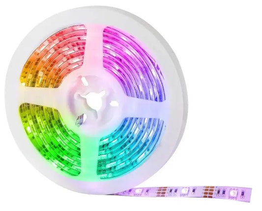 Світлодіодна стрічка LED RGB 5V, 5 м, різнокольорова