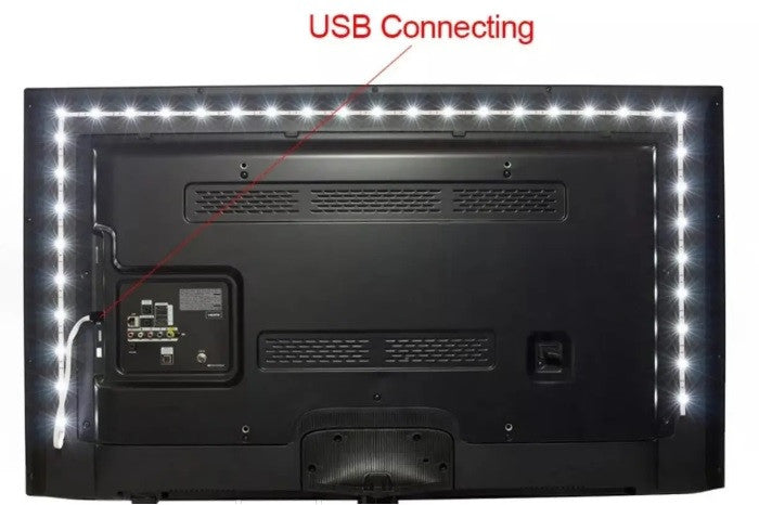 Світлодіодна LED стрічка 200 см нейтральна 4500K USB 5V