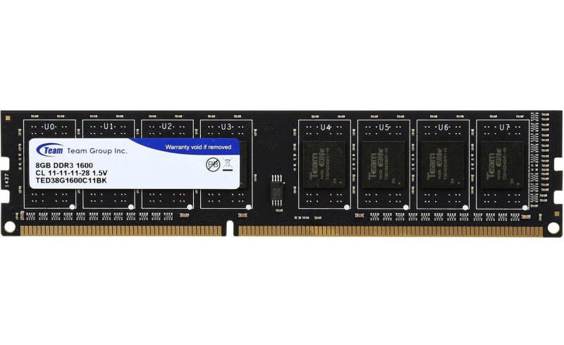 DIMM 8Gb DDR3 1600MHz Team TED38G1600C11BK