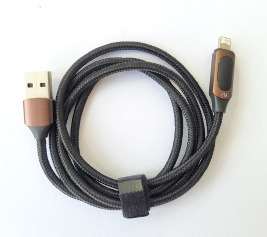 Кабель Toocki USB to Lightning PD 2.4A для Apple (iPhone 11-14, Pro Max, Mini, Xs, Xr, X8, iPad)