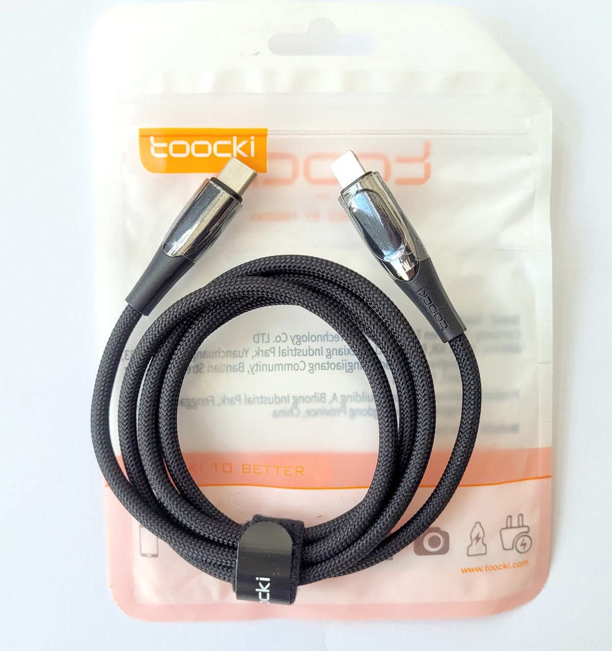 Кабель Toocki Type-C to Lightning PD 27W для Apple