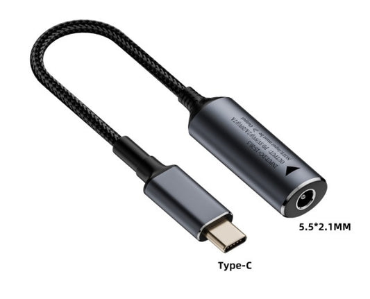 Переходник DC 5.5×2.1 на Type-C 140W для зарядки ноутбука