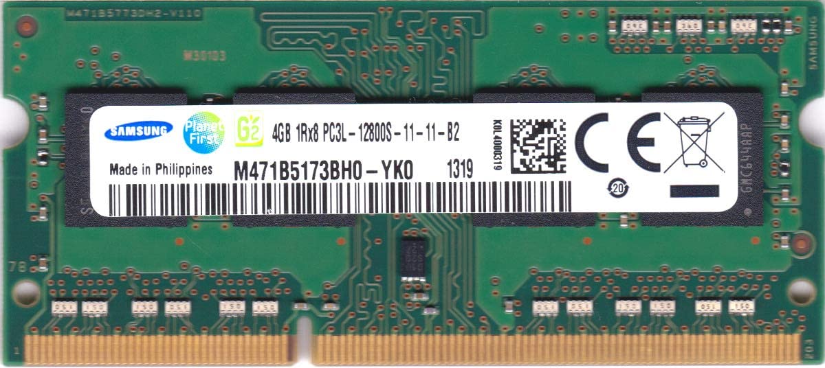 SODIMM DDR3 4GB 1600MHz PC-12800 1.35V Samsung M471B5173BH0-YK0