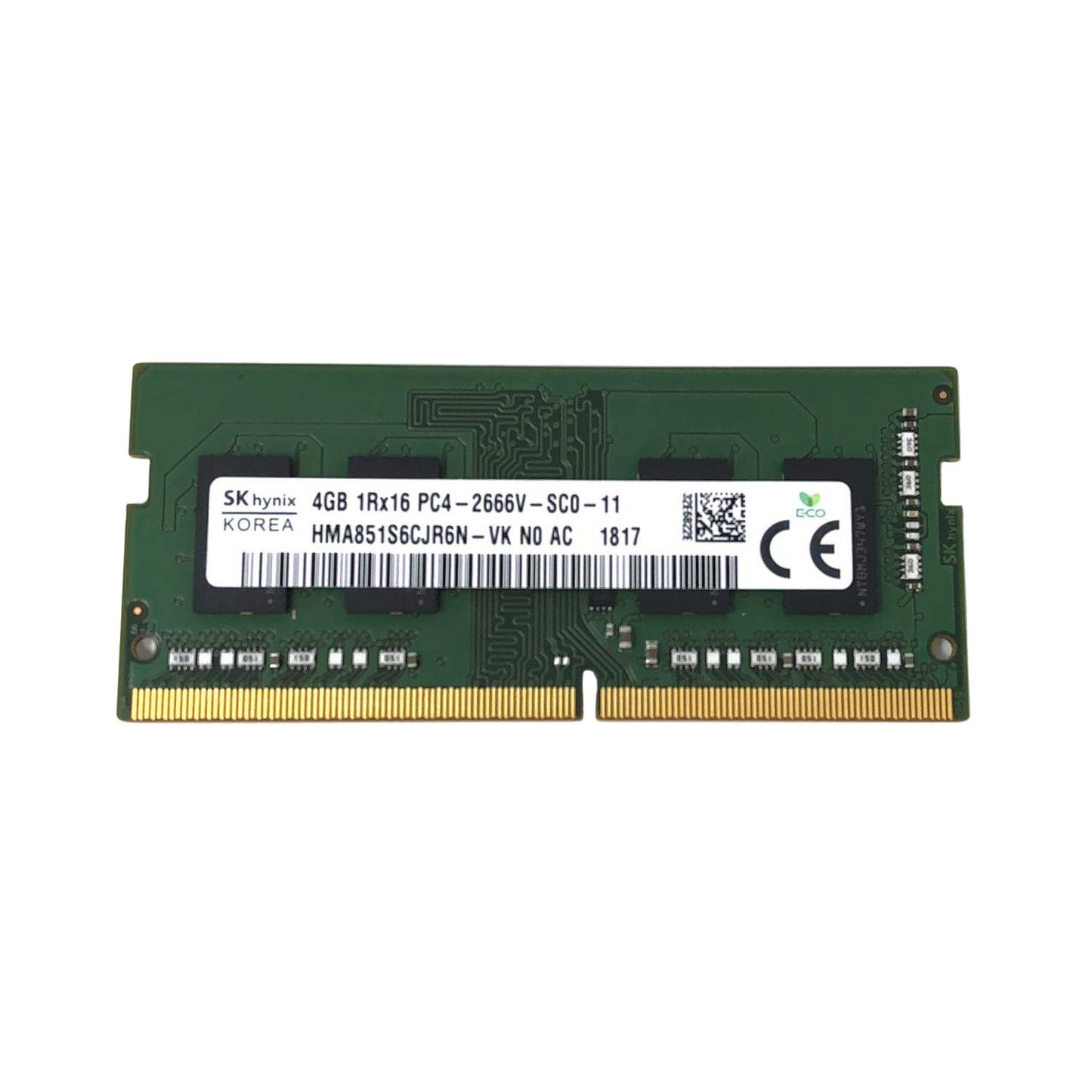 SODIMM 4GB DDR4 2666MHz PC4-21300 Hynix HMA851S6CJR6N-VK
