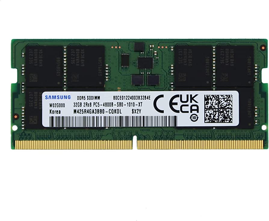 SODIMM 32GB DDR5 4800MHz PC5-38400 Samsung M425R4GA3BB0-CQK