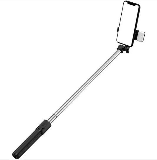 Монопод Selfie Stick R1S - селфи палка блютуз пульт трипод штатив черный