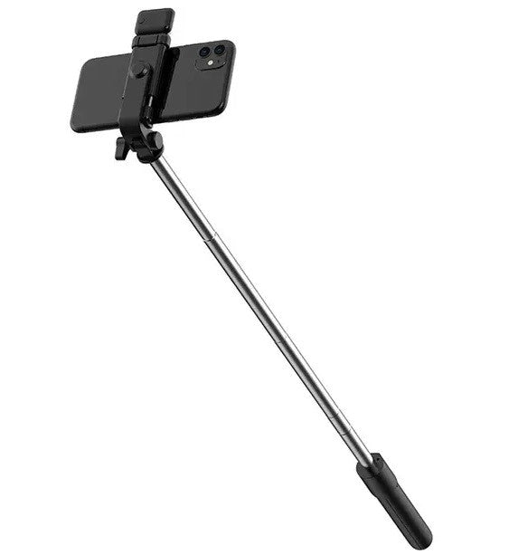 Монопод Selfie Stick R1S - селфи палка блютуз пульт трипод штатив черный